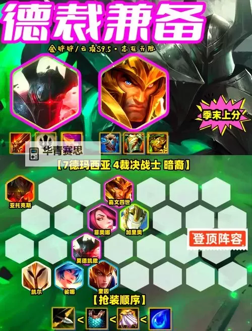 德玛打野天赋全攻略:提升战场掌控力的最佳选择图1