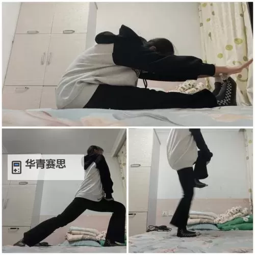 在体育室地板上C:运动与挑战的精彩瞬间图2