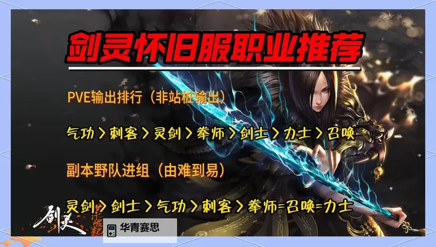 剑灵一个人玩什么职业好:单人攻略推荐与全职点评图1