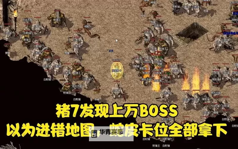 如何通过图片指导:传奇猪7怎么走的详细路线图图1